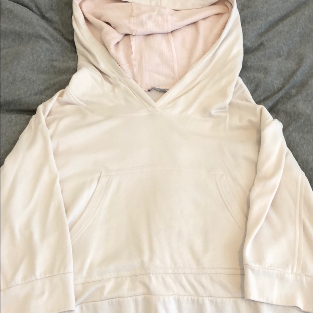 Zara baby pink soft fashion hoodie